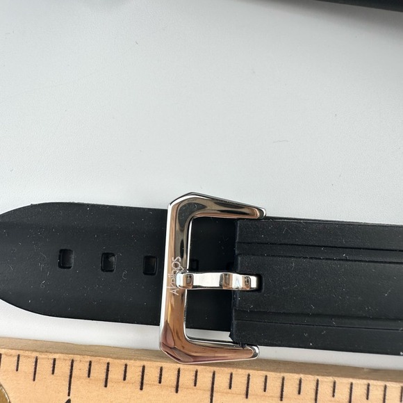 NOS Akribos XXIV Multi Function Chronograph Watch Stainless Steel extra Band - Picture 14 of 15